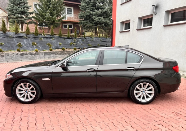 BMW Seria 5 cena 72900 przebieg: 198339, rok produkcji 2015 z Międzylesie małe 631